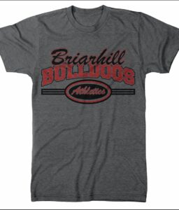 GRAY SOFT STYLE TEE FOR BRIARHILL GIRL’S PRE-ATHLETICS AND ATHLETICS