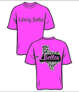 Liberty Belles neon pink t-shirt (REQUIRED)