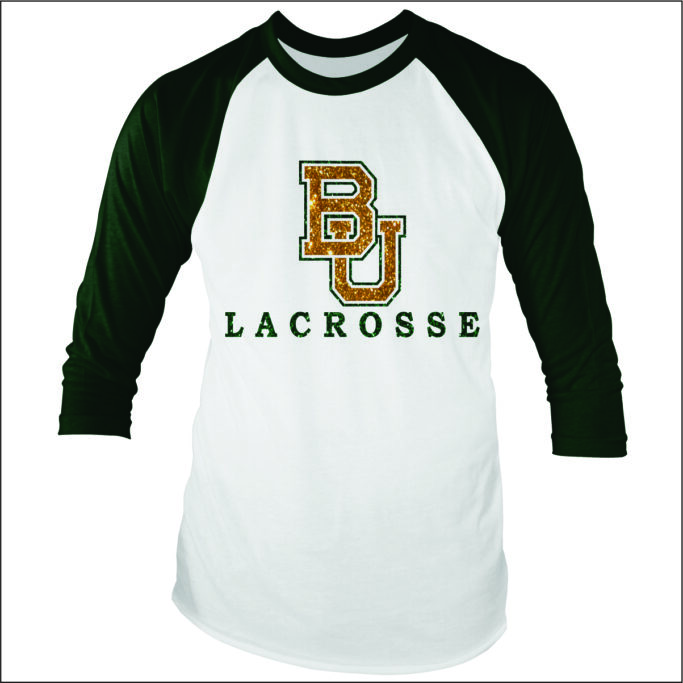 Baylor Lacrosse 3/4 Sleeve Raglan
