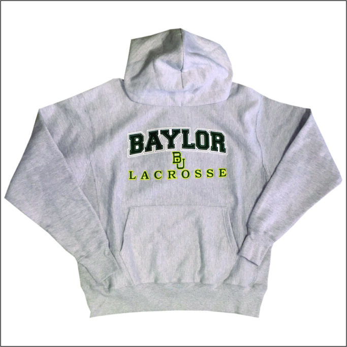 Baylor Lacrosse Champion brand hoodie