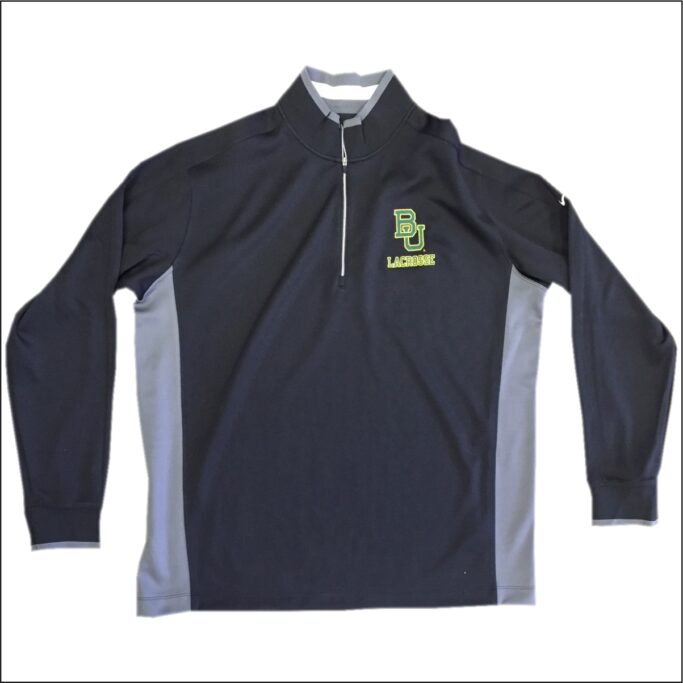 Baylor Lacrosse Nike Golf Dri-FIT 1/2-Zip Cover-Up