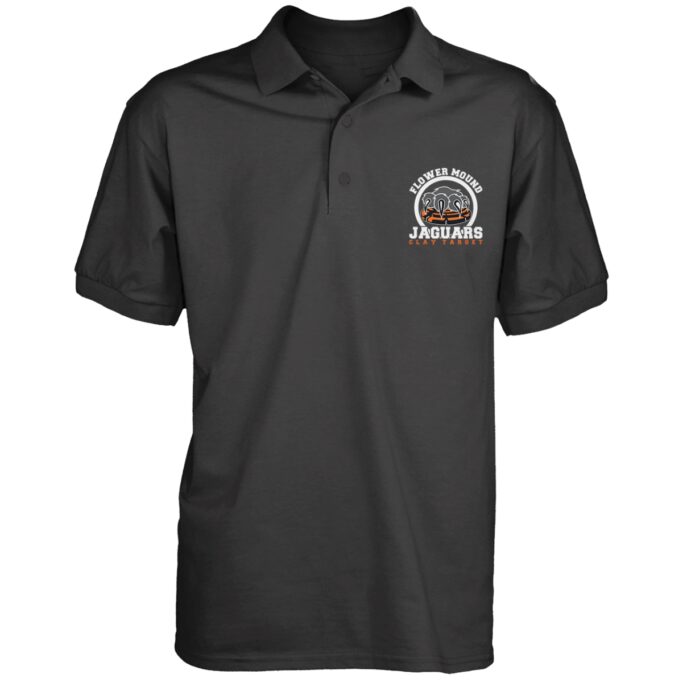 Flower Mound Clay Target Team mens dri-fit polo