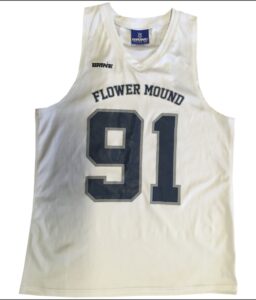 Flower Mound Lacrosse Girls High School White Jersey