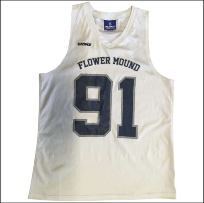 Flower Mound Lacrosse Girls High School White Jersey