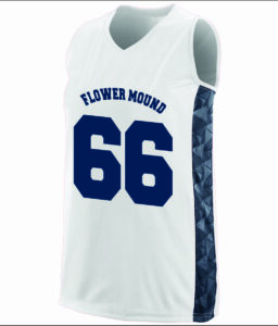 Flower Mound Lacrosse Youth Girls White Jersey