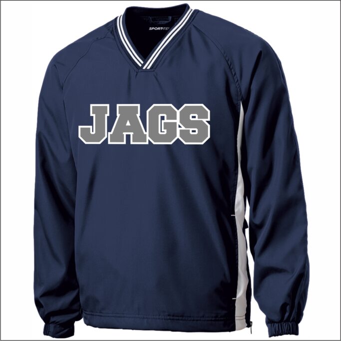 Lady Jag Soccer V-Neck Windbreaker Pullover