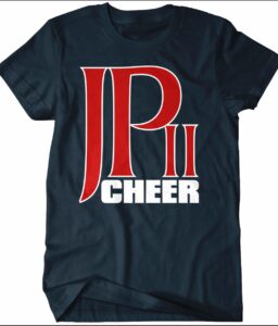JPII Cheerleader T-Shirt Navy **REQUIRED FOR ROOKIES**