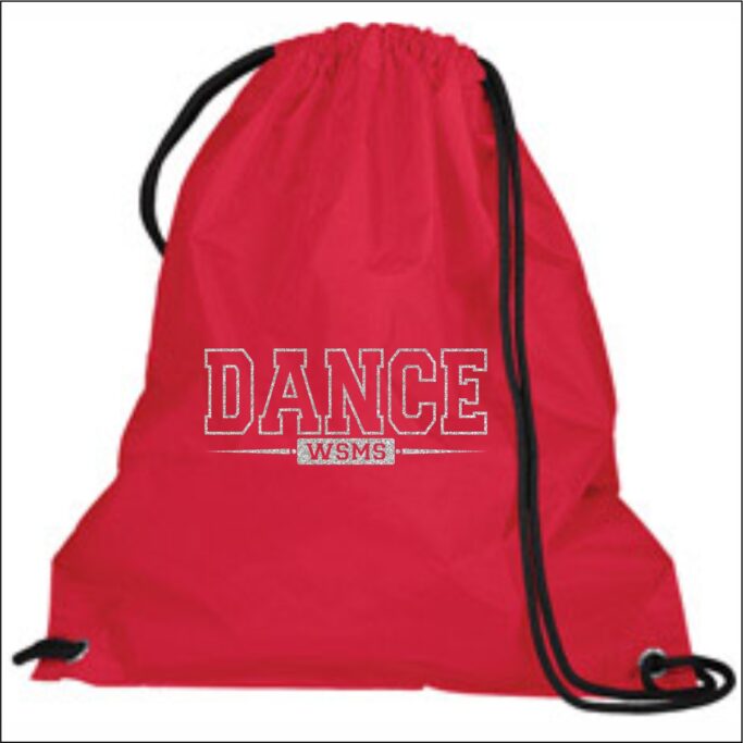 Willow Spring Dance Red Cinch Bag