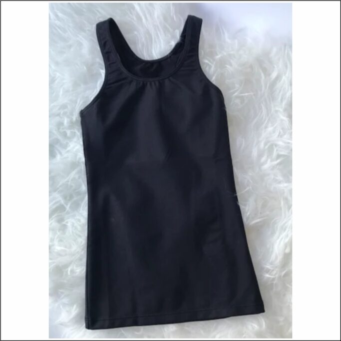 Willow Spring Dance Black Racer Back Tank