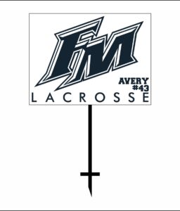 Flower Mound Lacrosse Yard Sign
