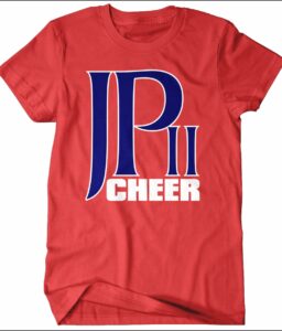 JPII Cheerleader RED COMFORT COLOR T-SHIRT **REQUIRED FOR ROOKIES**