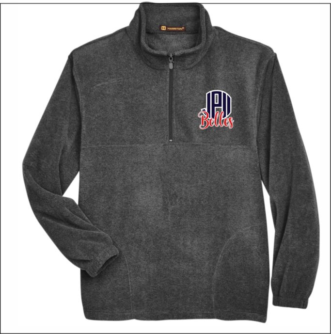 **OPTIONAL** JPII CARDINAL BELLE 1/4 ZIP CHARCOAL FLEECE