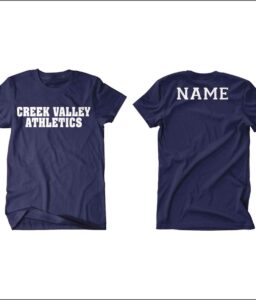 CREEK VALLEY ATHLETICS 7TH GRADE DRI FIT T-SHIRT