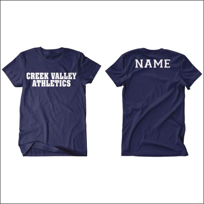 CREEK VALLEY ATHLETICS 7TH GRADE DRI FIT T-SHIRT