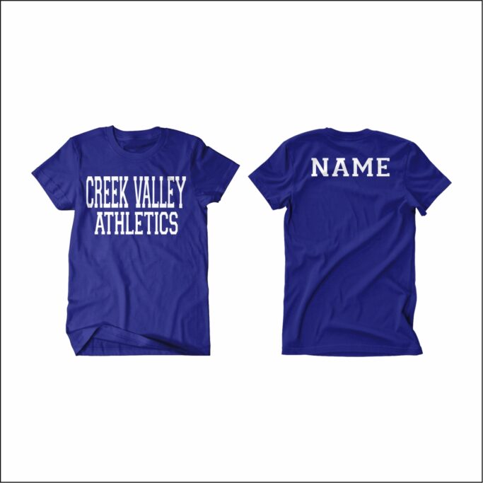 CREEK VALLEY GIRLS ATHLETICS 7TH GRADE T-SHIRT **REQUIRED**