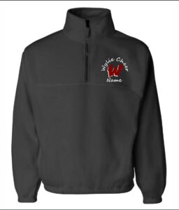 WYLIE CHEER 1/4 ZIP FLEECE **OPTIONAL**