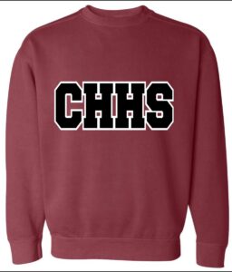 COLLEYVILLE CHEER CRIMSON COMFORT COLOR SWEATSHIRT **OPTIONAL**