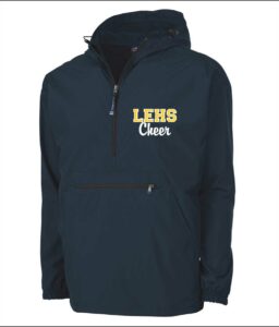 LITTLE ELM CHEER NAVY 1/4 ZIP LINED PULLOVER **OPTIONAL**