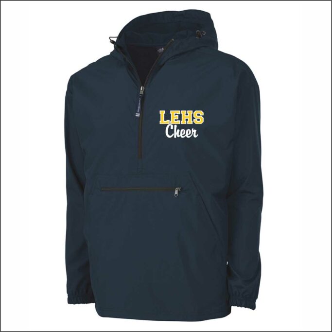 LITTLE ELM CHEER NAVY 1/4 ZIP LINED PULLOVER **OPTIONAL**