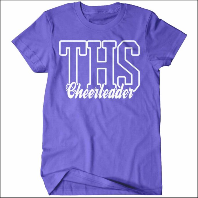 TURNER CHEER HEATHER PURPLE T-SHIRT **REQUIRED IF NEEDED**