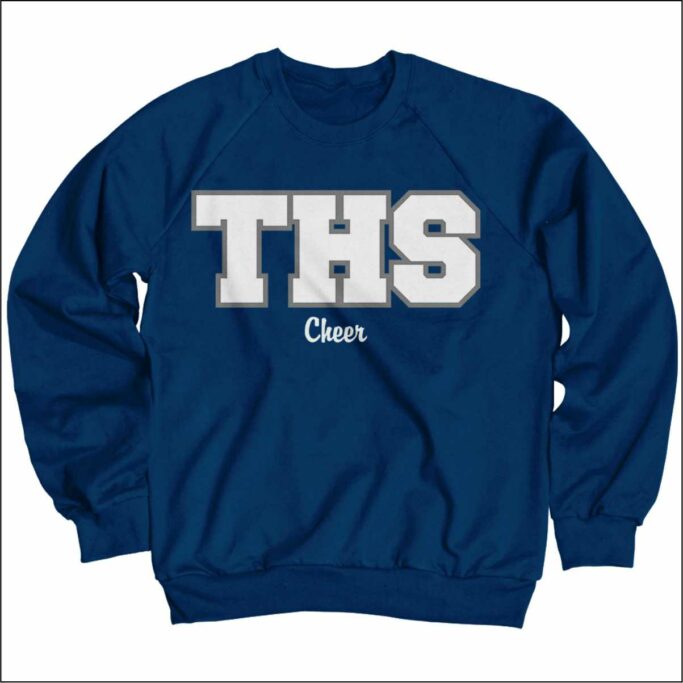 TURNER CHEER ROYAL APPLIQUE SWEATSHIRT **REQUIRED IF NEEDED**