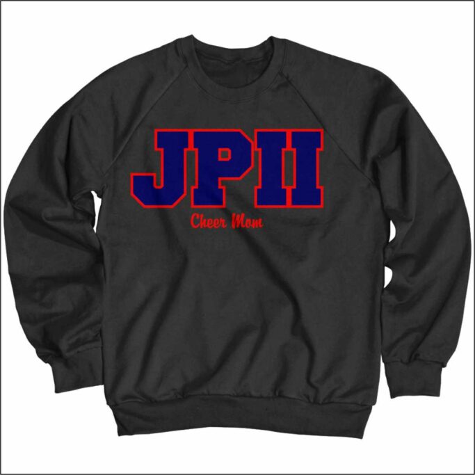 JPII Cheerleader PARENT COMFORT COLOR APPLIQUE SWEATSHIRT