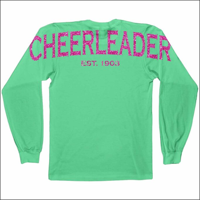 TURNER CHEER MINT LONG SLEEVE T-SHIRT **REQUIRED IF NEEDED** - Image 2