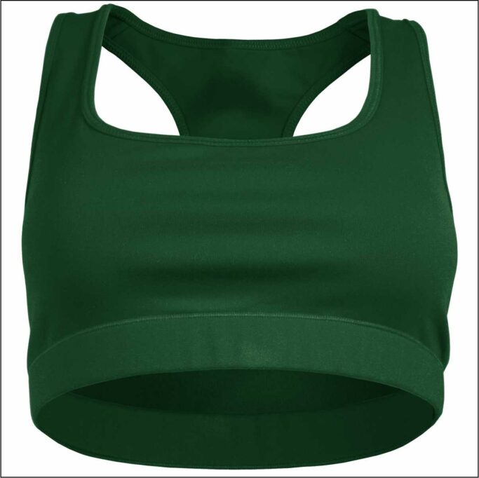 KINGWOOD PARK CHEER FOREST GREEN SPORTS BRA **REQUIRED**