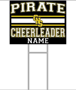 CRANDALL HIGH SCHOOL CHEER YARD SIGN **OPTIONAL**