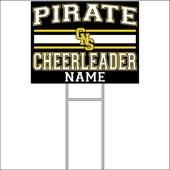 CRANDALL HIGH SCHOOL CHEER YARD SIGN **OPTIONAL**