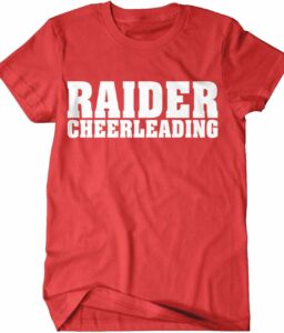 RYAN CHEERLEADING RED T-SHIRT **REQUIRED**