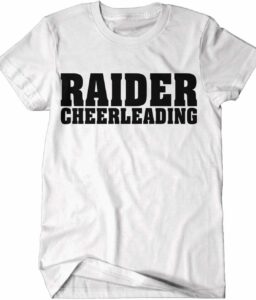 RYAN CHEERLEADING WHITE T-SHIRT **REQUIRED**