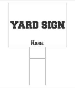 CRANDALL MIDDLE SCHOOL CHEER YARD SIGN **OPTIONAL**