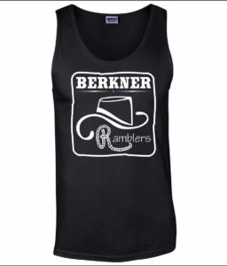 BERKNER RAMBLERS BLACK TANK TOP