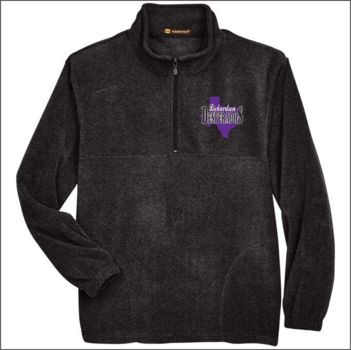 DESPERADOS BLACK 1/4 ZIP FLEECE **OPTIONAL**
