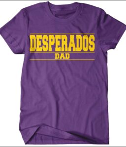 DESPERADOS 100% COTTON PURPLE T-SHIRT