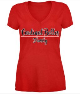JPII CARDINAL BELLE V-NECK T-SHIRT