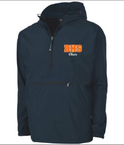 **OPTIONAL** BRIDGELAND CHEER NAVY 1/4 ZIP PULLOVER