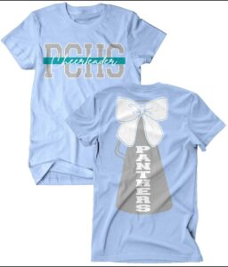 **REQUIRED** PANTHER CREEK CHEER LITE BLUE T-SHIRT