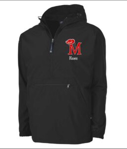 MARCUS MARQUETTE BLACK WATER RESISTANT PULLOVER
