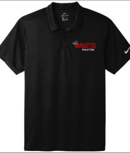 MARCUS MARQUETTE BLACK NIKE POLO