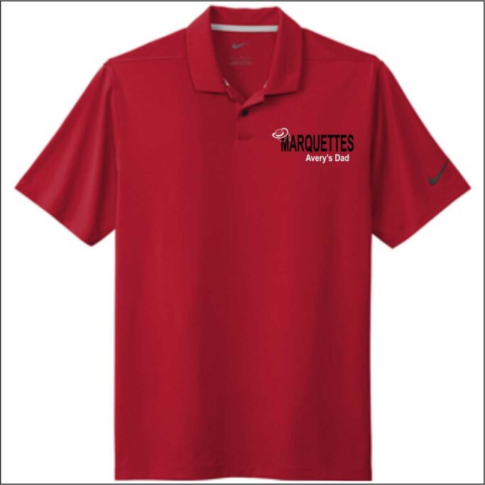 MARCUS MARQUETTE BLACK NIKE POLO - Image 2