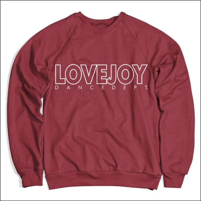 LOVEJOY STUDIO DANCE COMFORT COLOR SWEATSHIRT