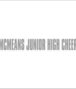 MCMEANS JUNIOR HIGH CHEER