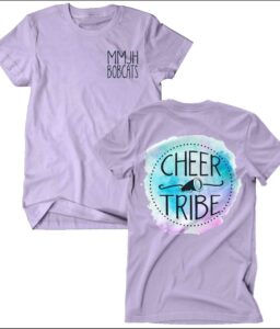 MCMEANS CHEER LAVENDER T-SHIRT