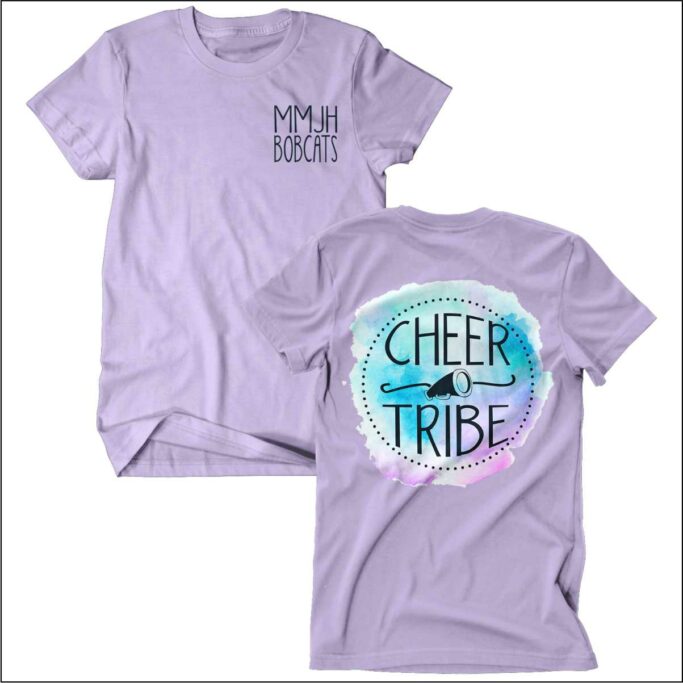 MCMEANS CHEER LAVENDER T-SHIRT