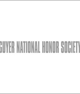 GUYER NATIONAL HONOR SOCIETY