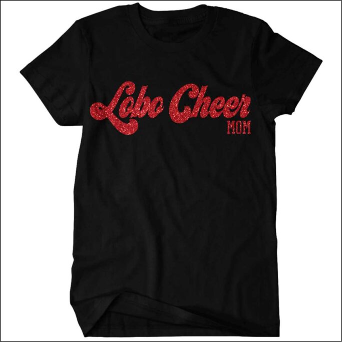 **OPTIONAL** LANGHAM CREEK CHEER MOM GLITTER T-SHIRT