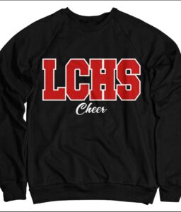 LANGHAM CREEK CHEER BLACK SWEATSHIRT