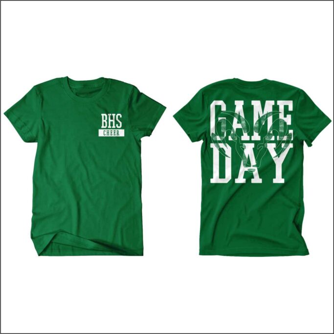 BERKNER CHEER GAME DAY T-SHIRT **REQUIRED**